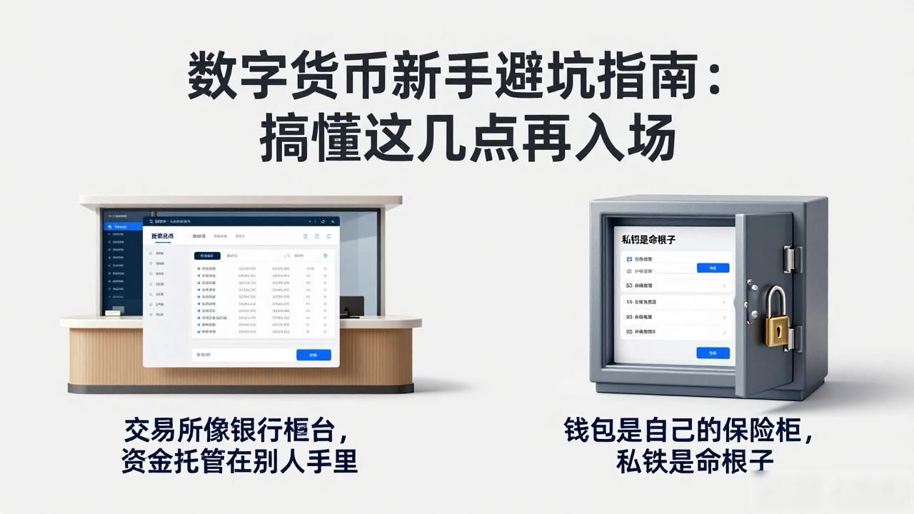 交易所与钱包区别_数字货币最低认知力_数字货币基础认知