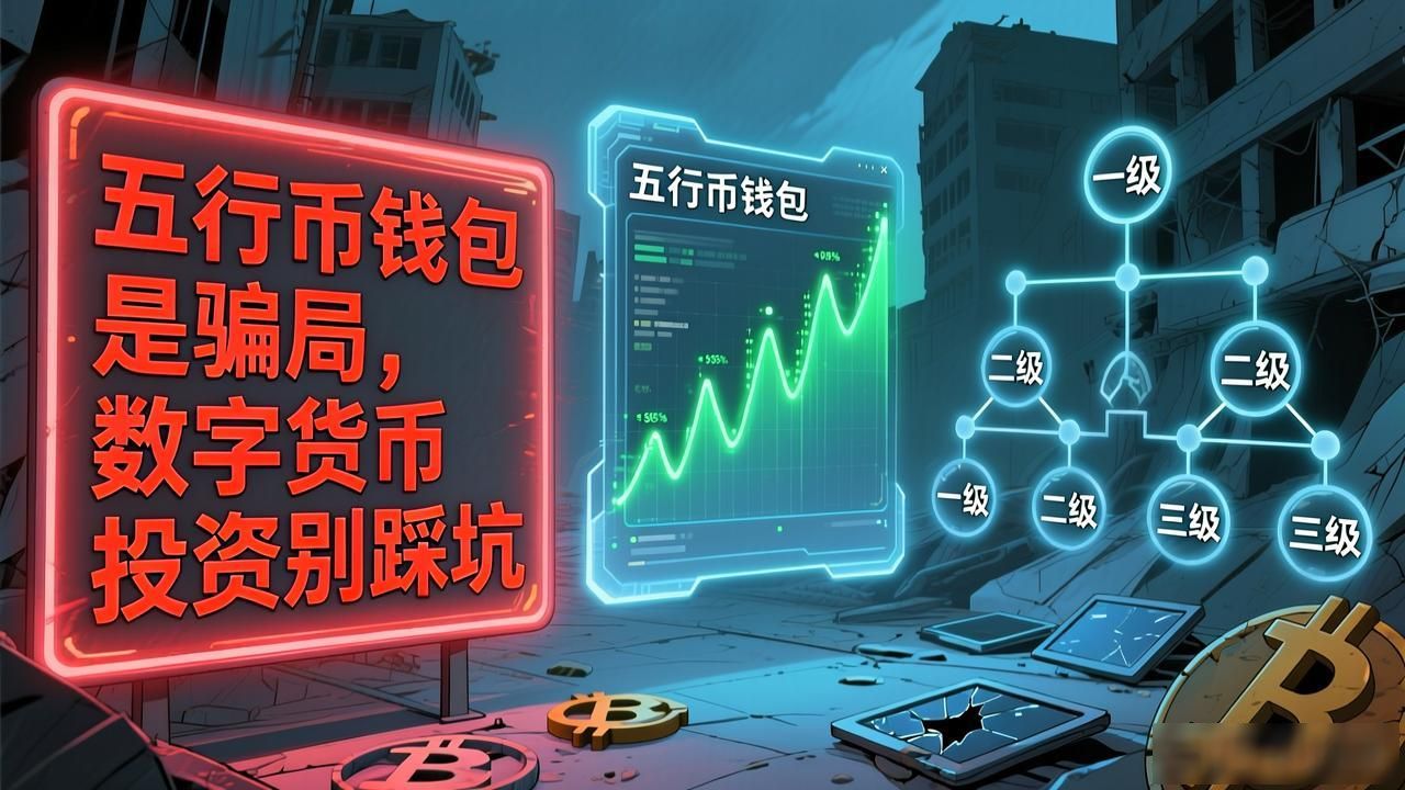 数字货币五行币钱包_数字货币骗局 五行币传销 金字塔骗局