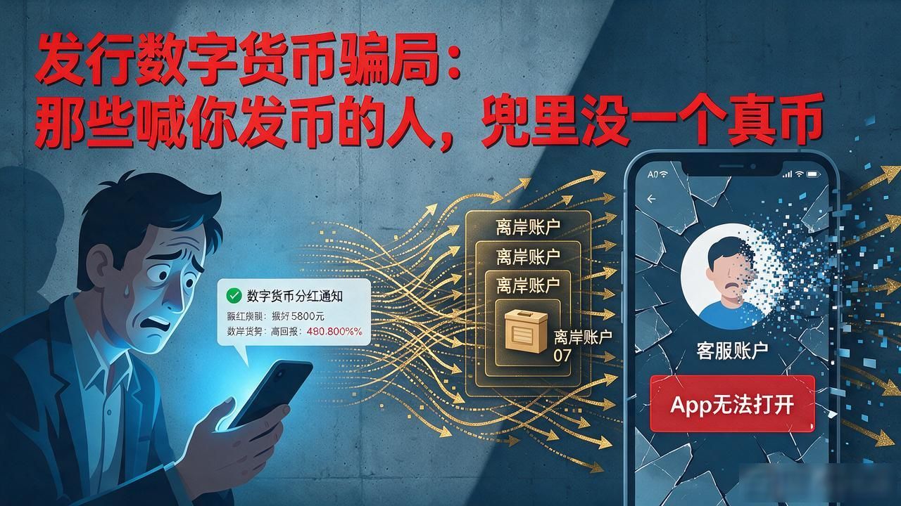 区块链惠民工程资金盘套路_发行数字货币骗局_数字人民币发行骗局识别