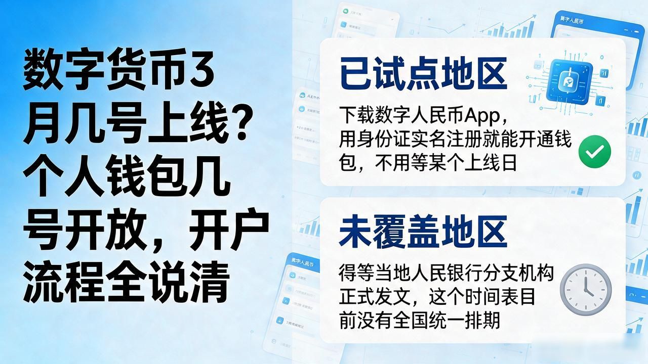 数字人民币试点城市名单_数字货币3月几号上线_数字人民币App开通条件