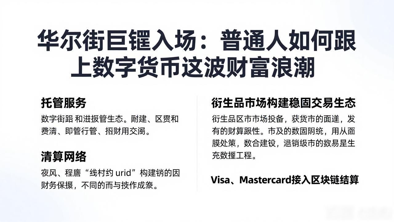 加密货币融入全球金融核心_加密货币合规化主流化趋势_华尔街数字货币
