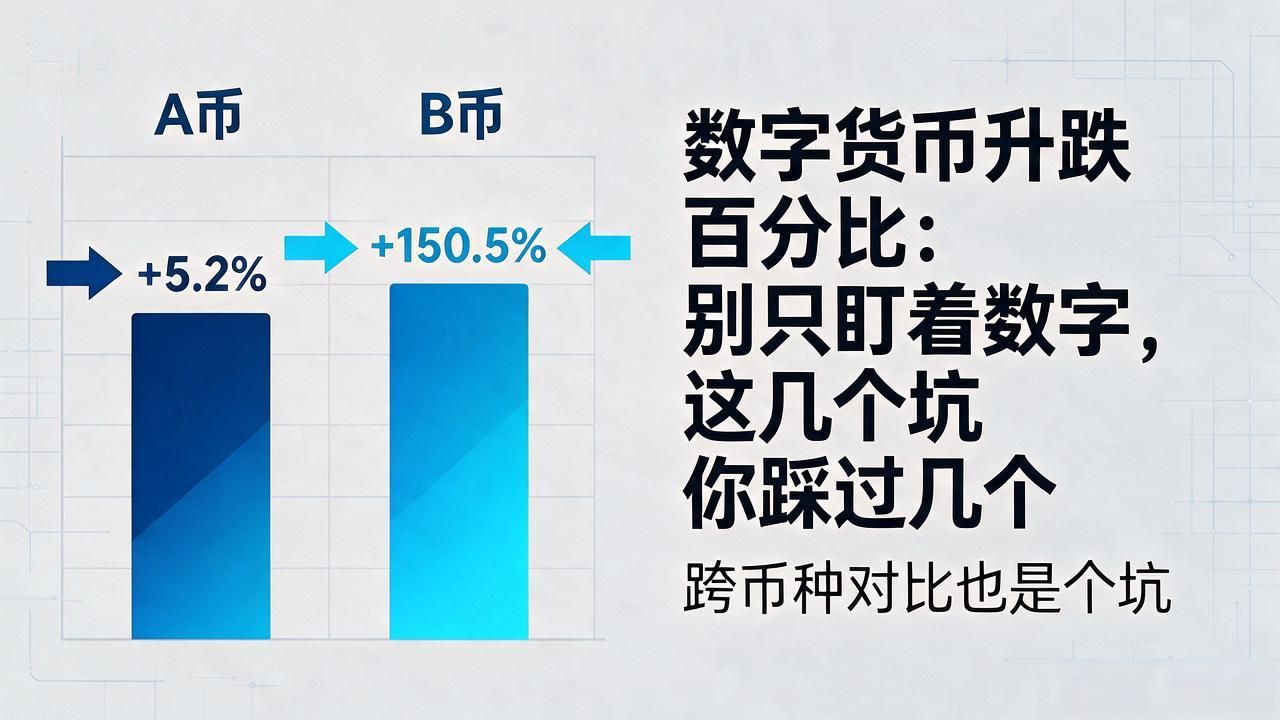 数字货币升跌百分比_跨币种市值对比交易误区_数字货币升跌百分比与成交量关系