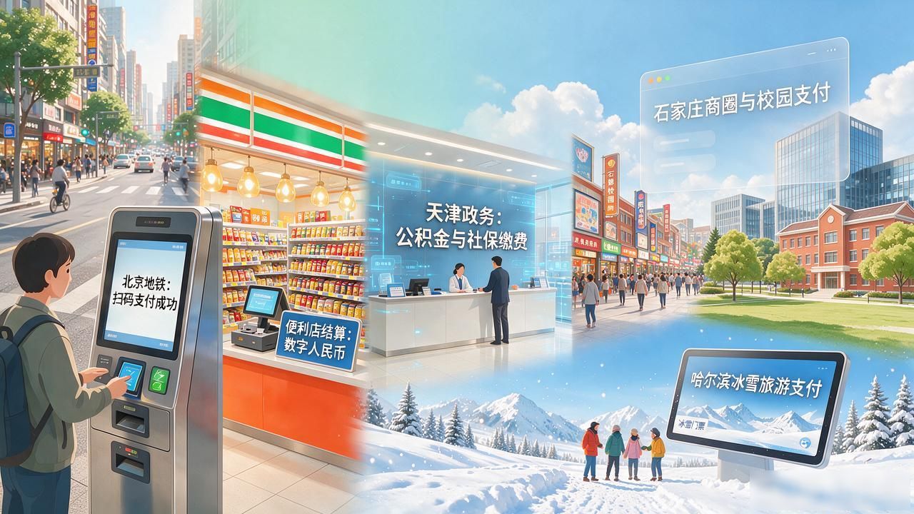 数字人民币北方试点_北方数字货币概念_数字人民币北方应用场景