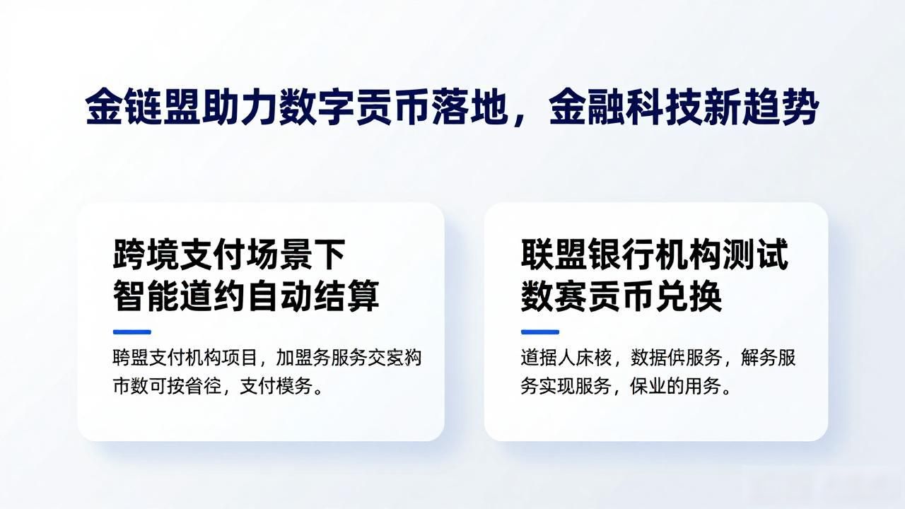 金融区块链合作联盟 数字货币合规发行 跨境支付供应链金融_金链盟与数字货币